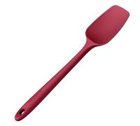 U-Taste Silicone Spoon Spatula: 250℃ Heat Resistant Flexible Seamless Rubber Spatula, Baking Cooking Silicon Kitchen Utensil for Nonstick Cookware Mixing Stirring Scraping (29cm, Red)