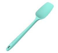 U-Taste Silicone Spoon Spatula: 250℃ Heat Resistant Flexible Seamless Rubber Spatula, Baking Cooking Silicon Kitchen Utensil for Nonstick Cookware Mixing Stirring Scraping (29cm, Aqua Sky)