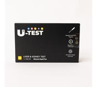 U-Test Kidney and Liver Micro-Albumin Home Test Kit, Detects Albumin in Urine, Fast and Accurate, Easy to Follow Instructions - 1 Pack