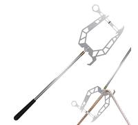 U Type A Boat Hook, Automatic Boat Dock Hook - Mooring Rope Dock Hook Boat Threwer | Telescoping Shaped Telescoping Multipurpose Safety Retriever for Fishing Hunting in
