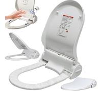 U-Type Automatic Pad Change/Touch Pad Change + Heating/Wave Pad Change + Heating Toilet Seat, Electric Heated Smart Bidet - 32-36°c Constant Temperature,A