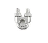 U Type Clamps 304 Stainless Steel Wire Clips M2/3/4/5/6/8/10/12/14/16/18/20mm Rope Clip Cable Bolts Rigging Hardware Clamps
