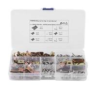 U-Type Clip, Car U Nuts Rustproof Clips Nuts Self Tapping Trim Fixed Screw Screws Assortment Automotive Set Kit Interior Trim speed Fasteners with Stainless Steel Retainer u clips