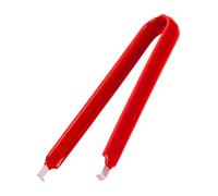 U Type Flat IC Chip Plier ROM Circuit Board Extractor Removal Tool for 20-Pin to 80-Pin DIP PLCC Packages, Static-Safe ABS+Metal Construction with Spring Assistance, 1PC Red