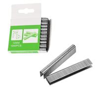 U Type Staples 12mm Staples Heavy Duty Universal Standard Nails for Decoration, Carpentry, Furniture, Billboards (2 Box, 1000Pcs/ Box)