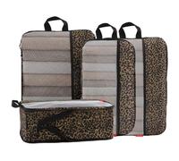 U+U 4 Set/6 Set/8 Set/10 Set Compression Packing Cubes - Ultralight Travel Organizers with Laundry Bag and Cosmetic Bag, Space-Saving Suitcase Organizer for Travel, Business Trip and Family Vacation