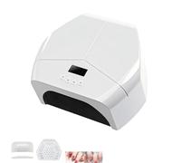 U V LED Nail Lamp, Nail Dryer for Gel Polish, 4 Timers Setting Display Auto Sensor, Professional Quick Dry for for Training,Nail Art Practice,Home & Salon Use(72 LEDs/298W)