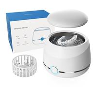 U-VKK Ultrasonic Retainer Cleaner, 45 KHz high-Frequency Retainer Cleaner with Two Modes, Suitable for Orthodontic appliances, Braces, dentures, Toothbrush Heads, Jewelry, etc