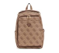 GUESS leisure backpack laptop backpack with laptop compartment U-Zip Backpack Latte Logo/Brown light brown