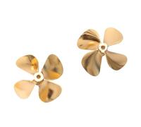 U0jjomATP 1 Pair 4 Zinc Propeller Diameter 55mm Metal Paddle 4mm Shaft Hole CW CCW Props Compatible With RC Tug Bait Boat