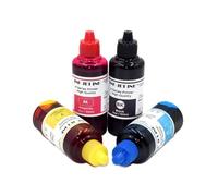 U0jjomATP 4 x 100ml Water-Based Dye Ink for DesignJet 500, 500ps, 800, 800ps Printers
