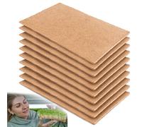 U0U 10PCS Jute Microgreens Grow Mats,10"x 20" Hemp Grow Mats for Microgreens, Microgreens Growing Trays,Hydroponic Growing Kits for Microgreens Wheatgrass and Sprouts Organic Production (10"x 20")