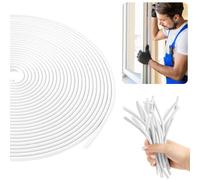 U0U 50Ft 1/4 Inch Backer Rod,Foam EPDM Backer Rod Caulk Saver for Gaps and Joint Concrete Filling,White Concrete Expansion Joint Filler (1/4inch*50 feet)