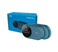 ZTE U10S Pro Blue, 4G+LTE Mobile Wi-Fi 6, unlocked low-cost portable travel WiFi, connects 32 Devices, 3000mAh 10hr Battery life, roams on all world networks, no configuration required