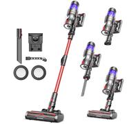 U16 Cordless Vacuum Cleaner 50,000Pa Suction, Foldable Design, Tangle-Free Brus…