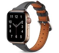 U191U Compatible with Apple Watch Band 42mm 44mm 45mm 46mm 49mm,Premium Soft Genuine Leather Replacement Strap for iWatch Series 11 10 987654321、SE/SE2/SE3、Ultra 3/2/1,Adjustable Wristband for Women