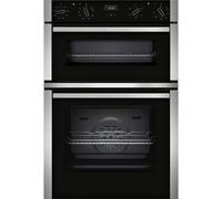 NEFF N50 U1ACE2AN3B Built In Electric Double Oven - Stainless Steel - A/B Rated, Stainless Steel