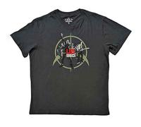 U2 - 360 Degree Tour 2010 Band Photo T-Shirt for Unisex Adults, grey, XL