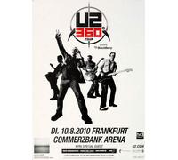 U2 - 360° White FRA 2010 - Poster, Concertposter, Concert