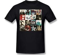 U2 Achtung Baby Mens Fashionable Tees Black Hemden(Small)