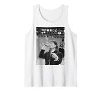 U2 Bono Performing for Live Aid Wembley Stadium 1985 Tank Top