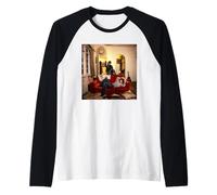 U2 Boy Album Era Bono Band Photo by Martyn Goddard Raglan Baseball Tee