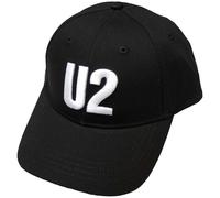 U2 Classic band Logo Baseball Cap in Black U2 Black One Size