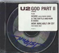 U2 God Part II - Sealed US Promo CD single CD5 PR2677-2 Island 1989