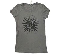 U2 Ladies T-Shirt: Songs of Innocence Disc Art (Grey) (Ex-Tour)
