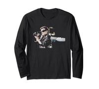 U2 Live In Cardiff For Zoo TV Tour Bono With Camcorder Long Sleeve T-Shirt