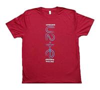 U2 Men's I+e 2018 Tour Dates T-Shirt Maroon Red 2X