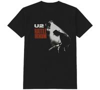 U2 Men's Rattle & Hum Cotton T-Shirt in Black | Size: Medium U2 Black M