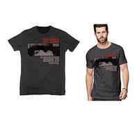 U2 Men's War Red Rocks Short Sleeve T-Shirt, Black, Black, L