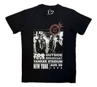 U2 Men's Zoo TV Tour NY Poster 08.29.92 T-Shirt in Black | Size: Large U2 Black L