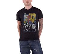 U2 T Shirt Bullet The Blue Sky Band Logo Official Mens Black XXL