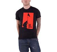 U2 T Shirt Under a Blood Red Sky Band Logo new Official Mens Black