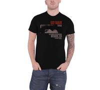 U2 - U2 Mens Tshirt -S- War Red Rocks Black