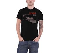 U2 T Shirt War Red Rocks Live Band Logo Official Mens Vintage Black M
