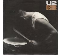 U2 - U2 Desire UK moulded labels UK 45 7" sgl in single Picture Sleeve (not gatefold)