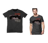 U2 Unisex T-Shirt War Red Rocks Black (XL)