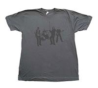 U2 Unisex Adult Vertigo Tour 2005 Live Back Print Cotton T-Shirt (XL) (Grey)