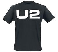 U2 White Logo T-Shirt Black L