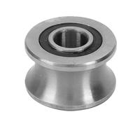 U22 U Shaped Round Bottom Track Groove Pulley Bearing Sliding Rollers Bearing Stable Low Noise Long Service Life Motors Toys Models Power Tools Communication Equipment Fitness