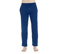 U2SKIIN Mens 100% Cotton Pajama Pants, Lightweight Soft Lounge Pant with Pockets Sleep Pj Bottoms for Men (Royal Blue, XL)