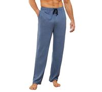 U2SKIIN Mens Ultra Soft Pajama Pants, Stretch Sleep Pant with Pockets Lightweight & Cozy Lounge Pj Bottoms for Men (Dark Navy Mel., M)