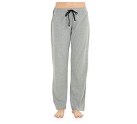 U2SKIIN Women's Pyjama Bottoms, 100% Cotton Comfortable Women's Pyjama Pants Lounge Pants (Light Grey Mel., 2XL)