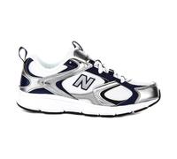 New Balance Women's 408 Shoes - White/Silver Metallic/Blue Oyster - Size: UK 4