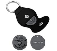U7 Fathers Day Pocket Hug Thinking of You Are Always in My Heart Little Token Keyring for Men