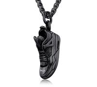 U7 Necklace For Boys Jewellery Elements Necklaces Black Cool Personalised Pendant