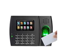 U8 Fingerprint Time Attendance Machine, Biometric Clocking In System with RFID Card Reader, TCP/IP & USB Data Transfer, 2.8" TFT Display for Employee Attendance Management (U8)